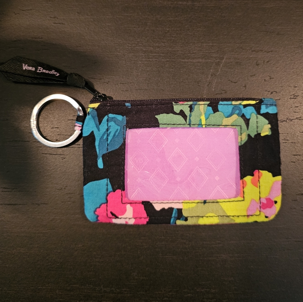 Vera Bradley Multicolor Floral ID Case